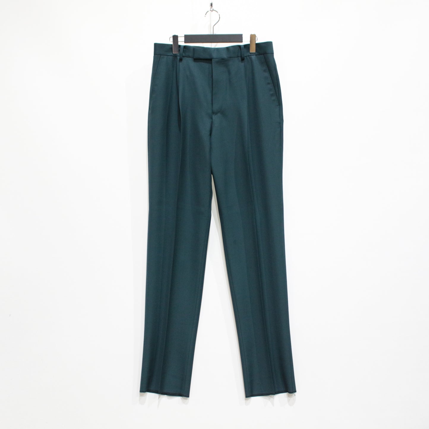 ht_PLEATED TROUSERS -TYPE 2- #D-TURQUOISE [23FW-WMP-TR17]