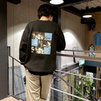 藍色音符 | 圓領運動衫 - 類型 1- #黑色 [BLUENOTE-WM-SS05]