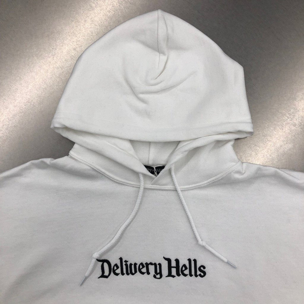 DELIVERY HELLS HOODIE #WHITE [19AW-DH-09]
