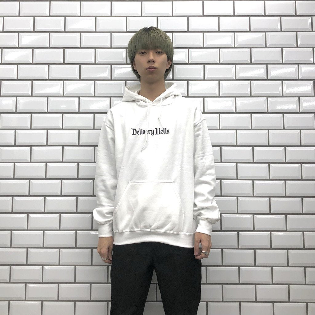DELIVERY HELLS HOODIE #WHITE [19AW-DH-09]