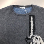 STRIP MOHAIR SWEATER #GRAY [19AW-FS-16]