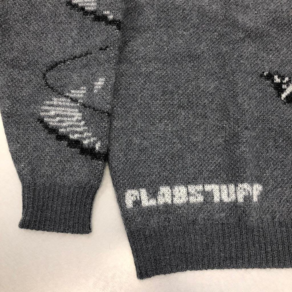 STRIP MOHAIR SWEATER #GRAY [19AW-FS-16]