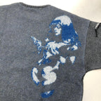 STRIP MOHAIR SWEATER #GRAY [19AW-FS-16]