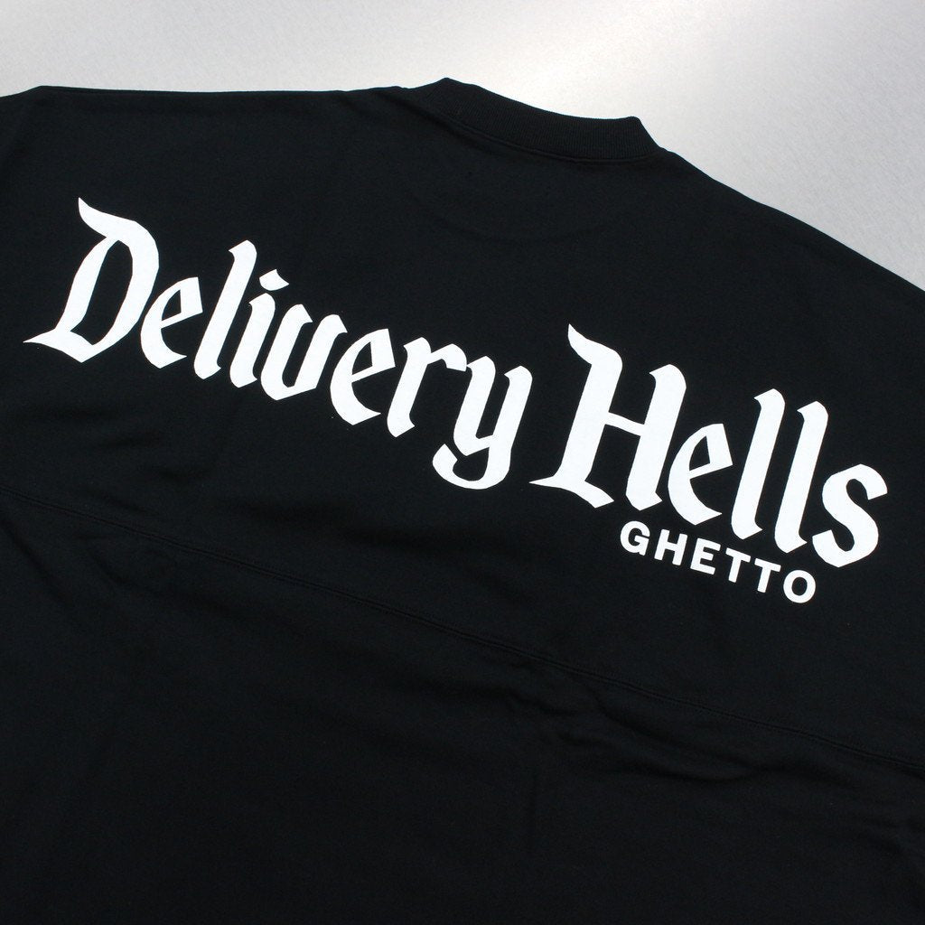 GHETTO L/S SWEAT #BLACK [19AW-DH-03]