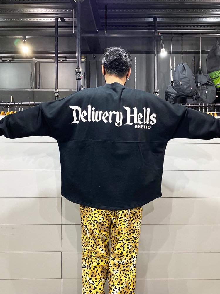 GHETTO L/S SWEAT #BLACK [19AW-DH-03]