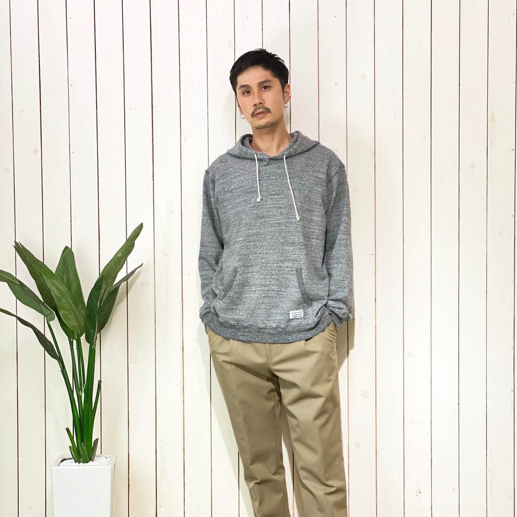 PULLOVER HOODED SWEAT SHIRT (TYPE 1) #GRAY [20FWE-WMC-SS03]