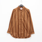 條紋大襯衫#BROWN [SC2020-SH08]