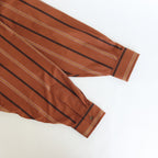 條紋大襯衫#BROWN [SC2020-SH08]