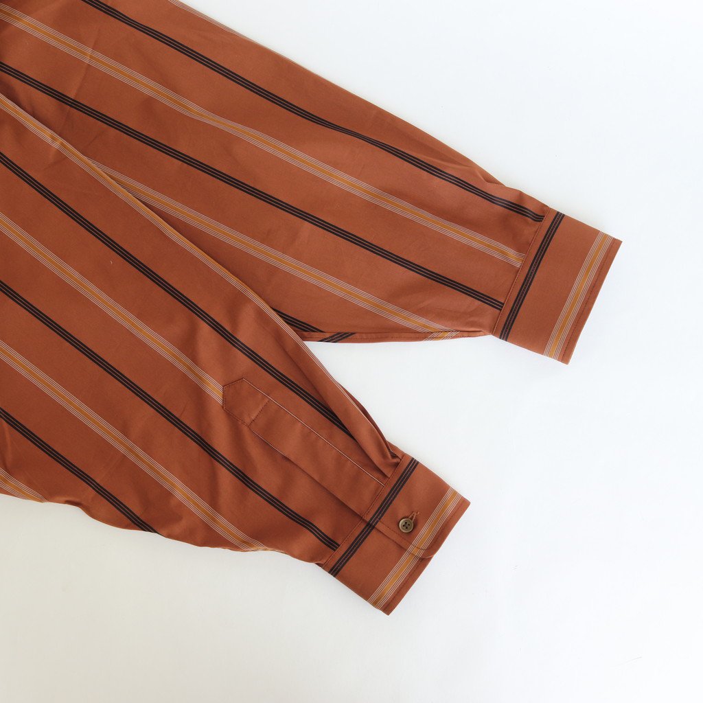 條紋大襯衫#BROWN [SC2020-SH08]