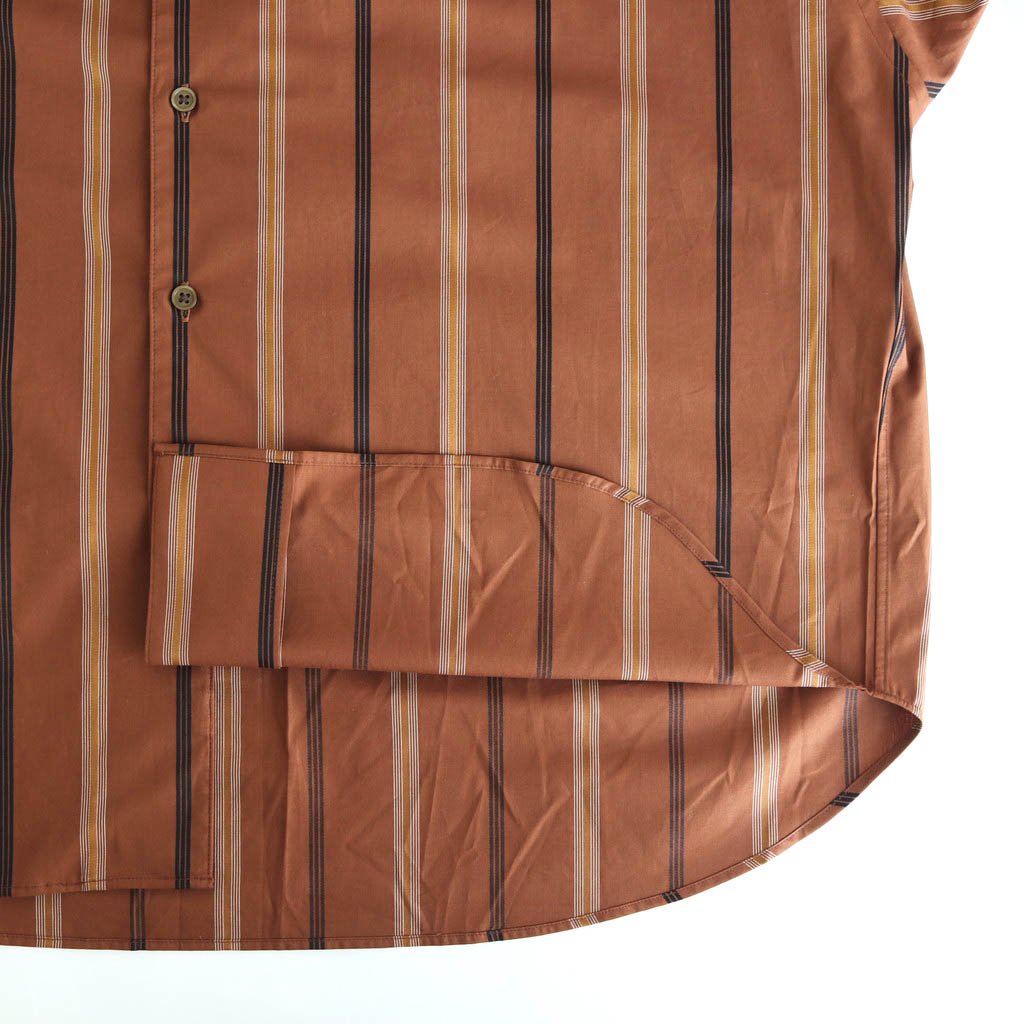 條紋大襯衫#BROWN [SC2020-SH08]