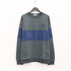 線條衛衣#灰/海軍藍 [20AW-FS-45]