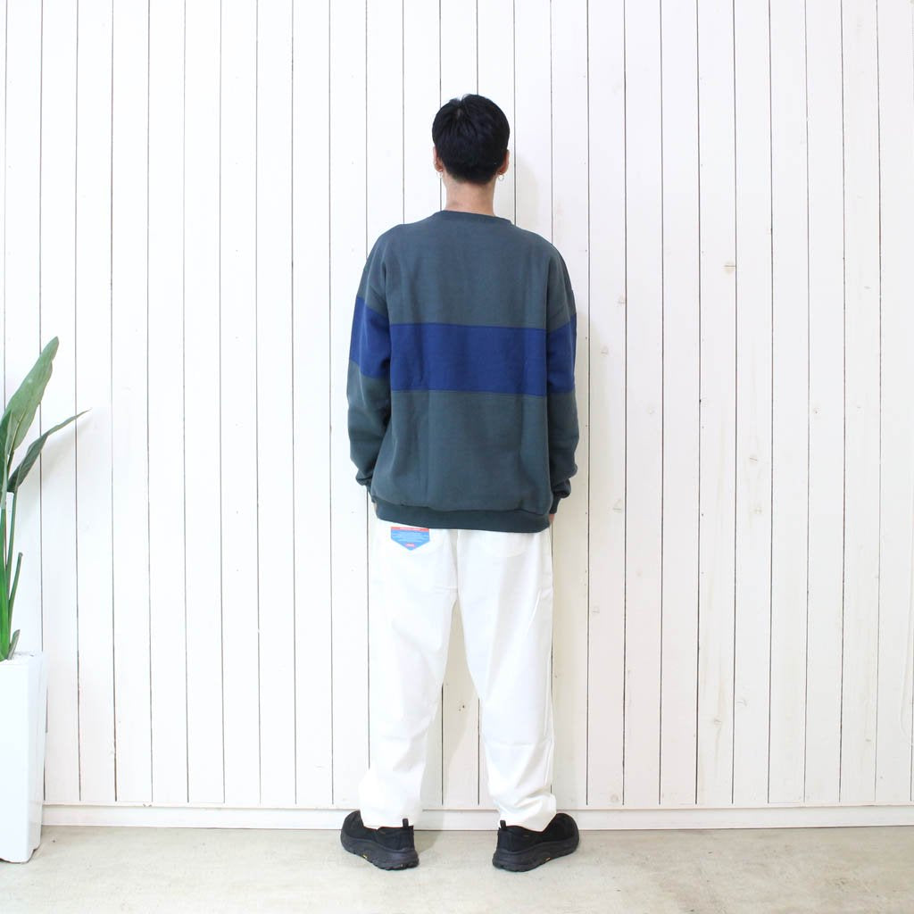 線條衛衣#灰/海軍藍 [20AW-FS-45]