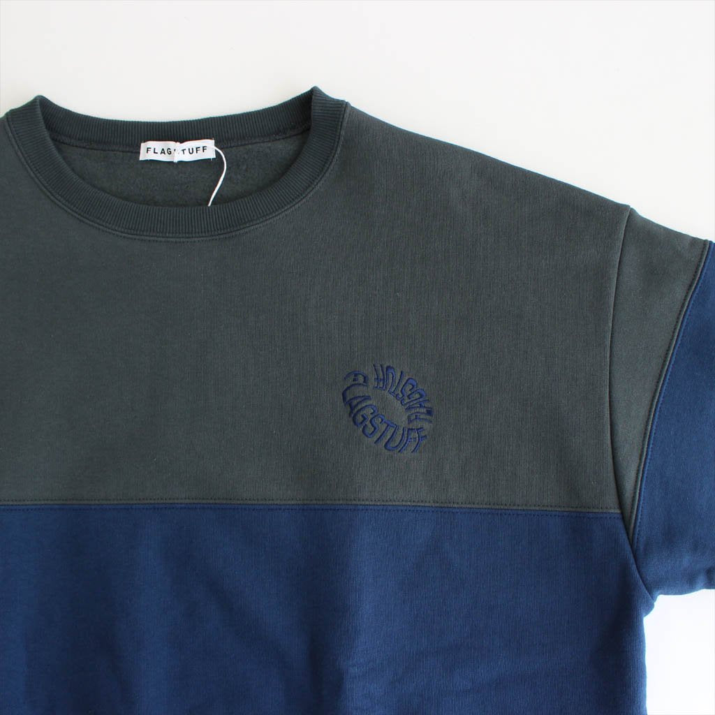 線條衛衣#灰/海軍藍 [20AW-FS-45]