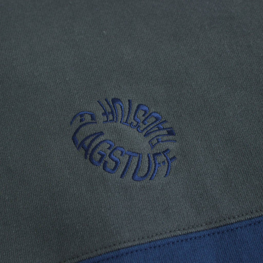 線條衛衣#灰/海軍藍 [20AW-FS-45]