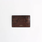 PYTHON CARD CASE #BROWN [20FW-WMA-CC01]
