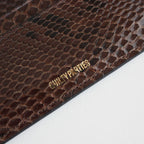 PYTHON CARD CASE #BROWN [20FW-WMA-CC01]