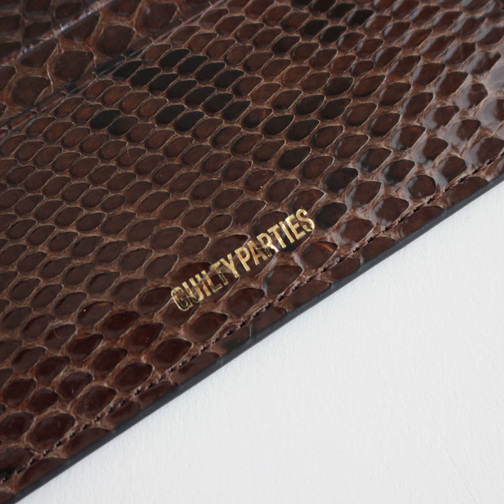 PYTHON CARD CASE #BROWN [20FW-WMA-CC01]