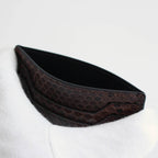 PYTHON CARD CASE #BROWN [20FW-WMA-CC01]