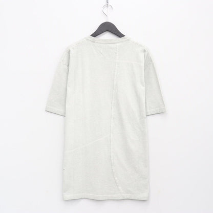 CROOKED PANELLED T-SHIRT #GRAY [R002-045]