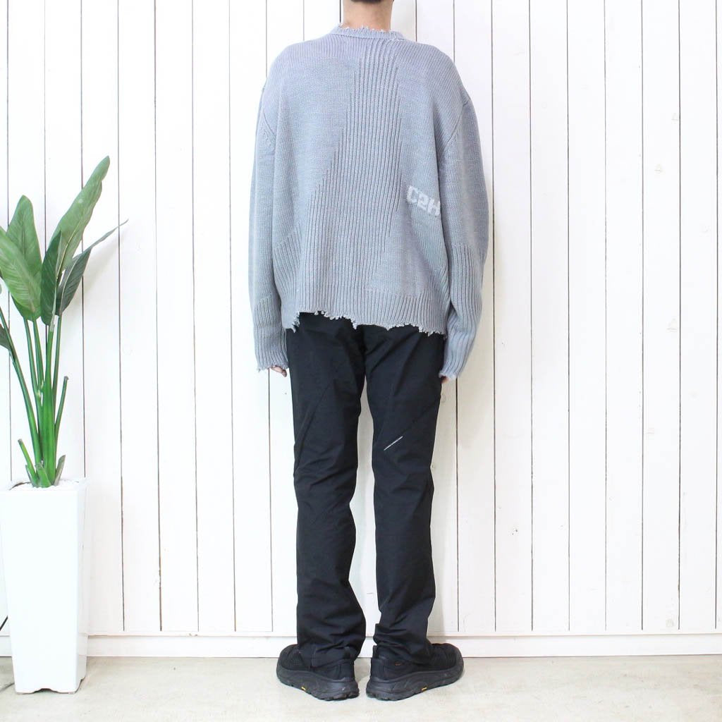 ARC SCULPTURE KNIT SWEATER #GRAY [R002-027]