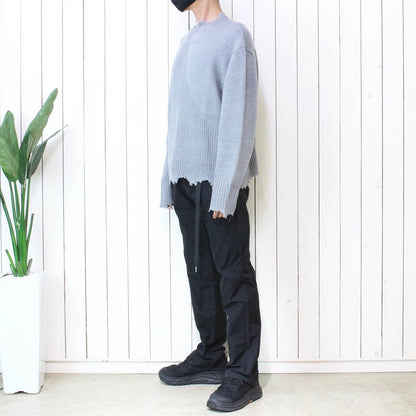 ARC SCULPTURE KNIT SWEATER #GRAY [R002-027]