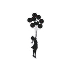 WALL CLOCK FLYING BALLOONS #WHITE [ 20SC-BR-OT-06]