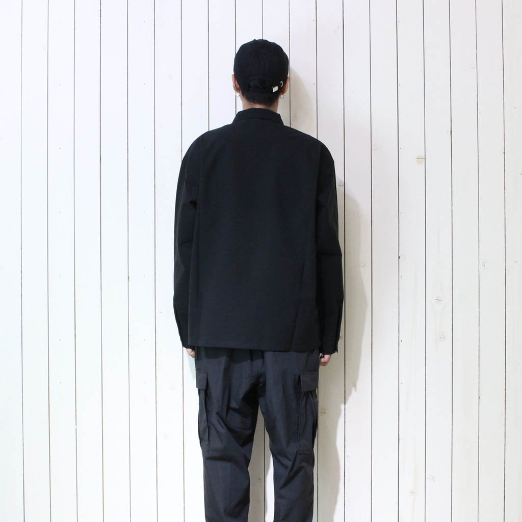 3LAYER UTILITY SHIRTS #BLACK [20AW-FS-12]
