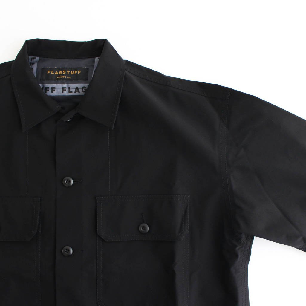 3LAYER UTILITY SHIRTS #BLACK [20AW-FS-12]