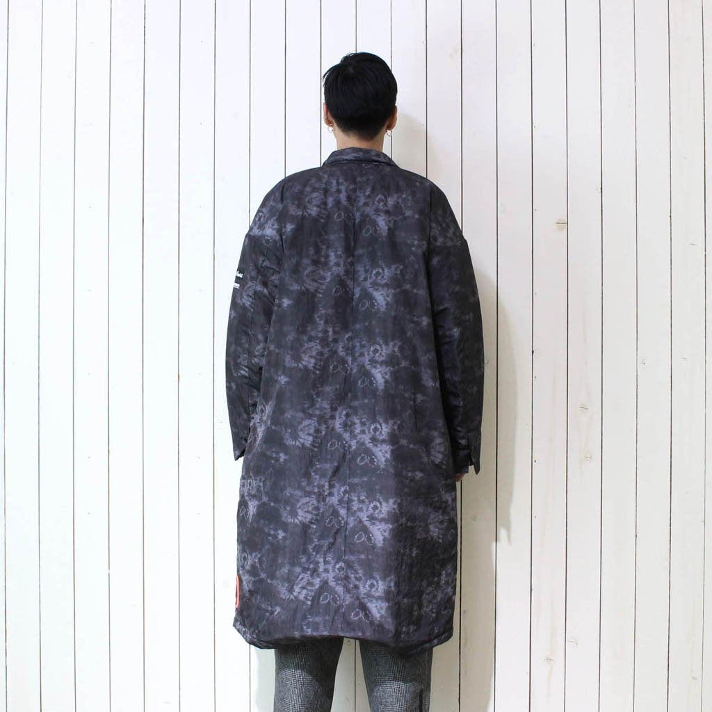 FISH TAIL CHESTER COAT BY WILD THINGS. #DYED GREY [20FW-MS9-016]