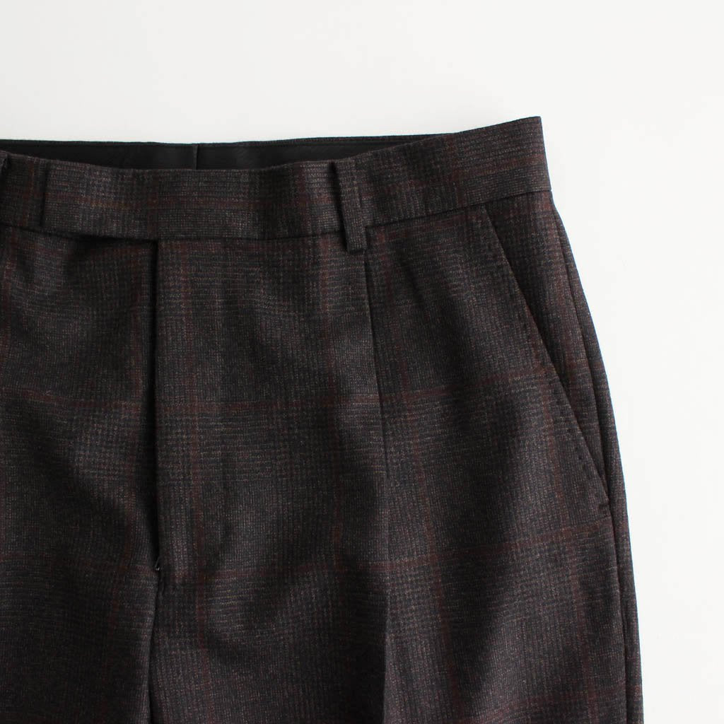 PLEATED TROUSERS (TYPE 2) #BROWN [20FW-WMP-TR07]