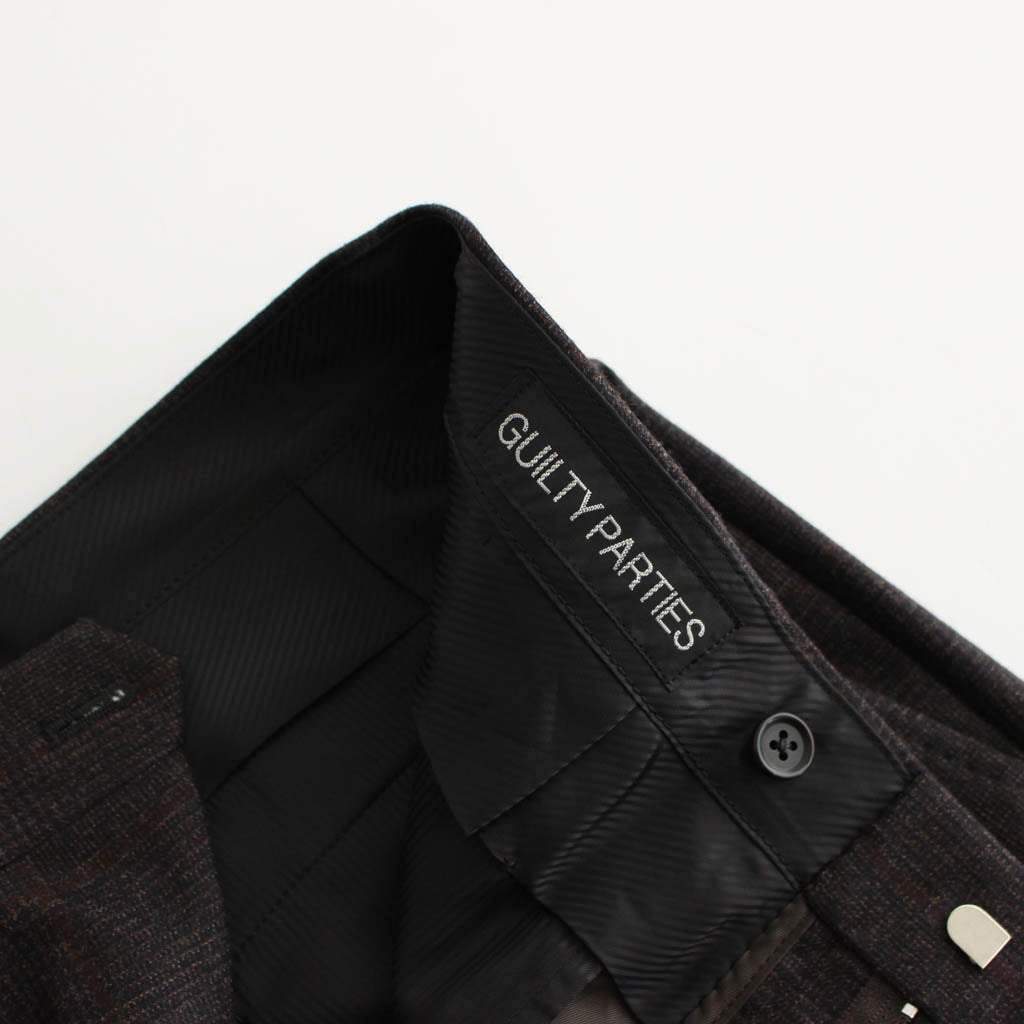 PLEATED TROUSERS (TYPE 2) #BROWN [20FW-WMP-TR07]