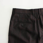 PLEATED TROUSERS (TYPE 2) #BROWN [20FW-WMP-TR07]