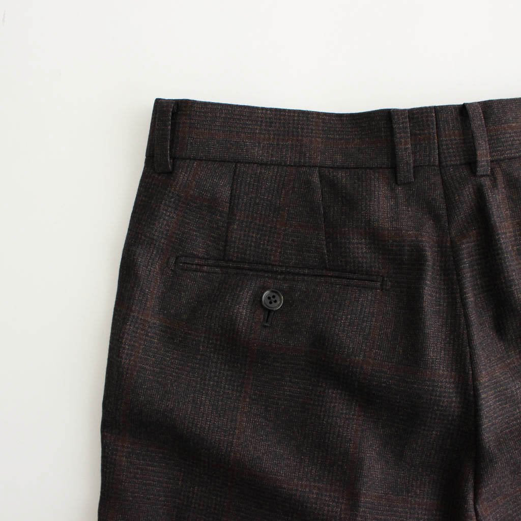 PLEATED TROUSERS (TYPE 2) #BROWN [20FW-WMP-TR07]