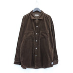 燈芯絨教練襯衫 JKT #棕色 [20AW-FS-27]