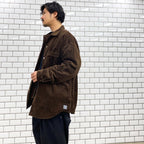 燈芯絨教練襯衫 JKT #棕色 [20AW-FS-27]