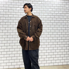 燈芯絨教練襯衫 JKT #棕色 [20AW-FS-27]