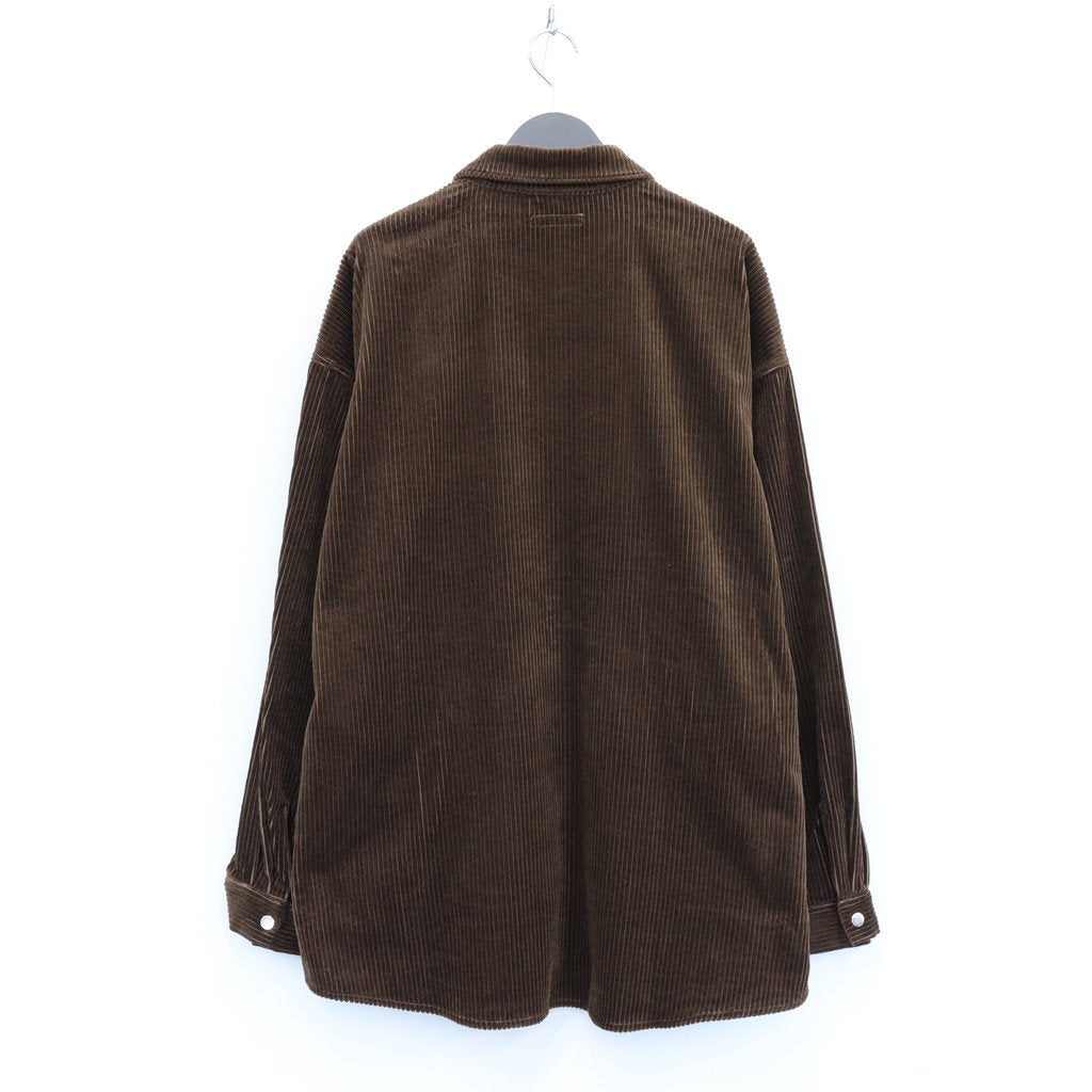 F-LAGSTUF-F | フラグスタフ CORDS COACH SHIRTS JKT #BROWN [20AW-FS-27] –  cocorozashi