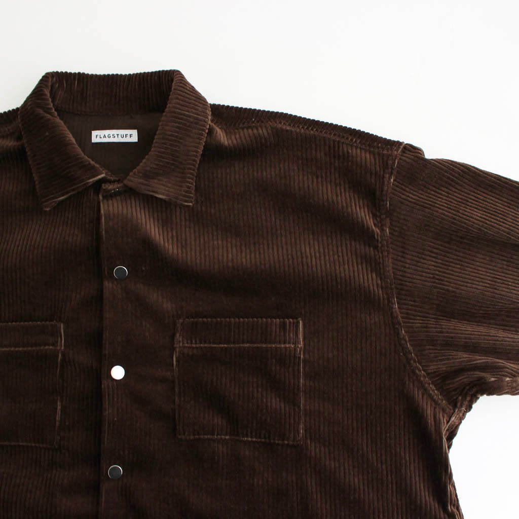 F-LAGSTUF-F | フラグスタフ CORDS COACH SHIRTS JKT #BROWN [20AW-FS-27] –  cocorozashi