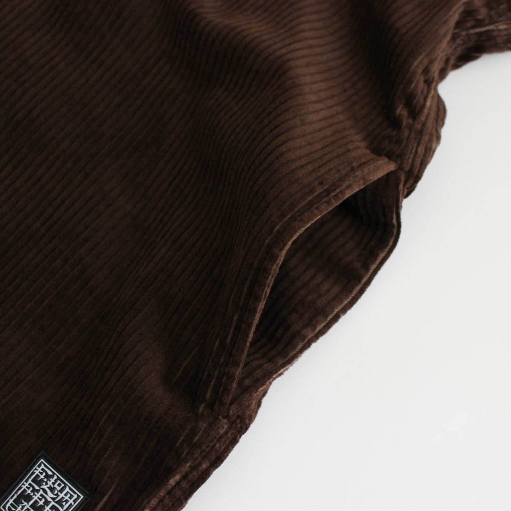 燈芯絨教練襯衫 JKT #棕色 [20AW-FS-27]