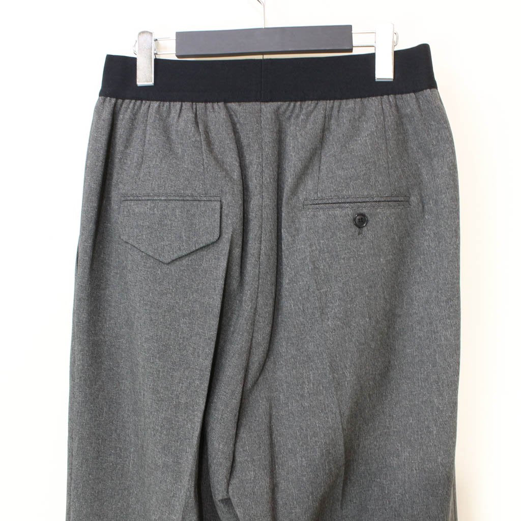 WE11DONE | ウェルダン LOGO TROUSERS #CHARCOAL [WD-PT4-20-729-U