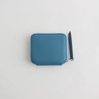 TAURILLON LAGUN 圓形拉鍊（短）#L-藍色