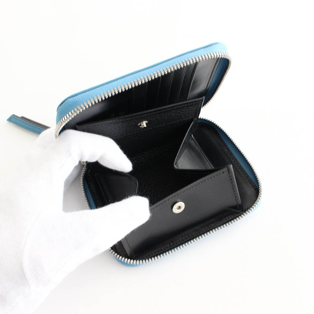 TAURILLON LAGUN 圓形拉鍊（短）#L-藍色