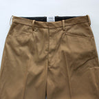 SLACKS #BROWN [21SS-FS-TEPPEI-02]