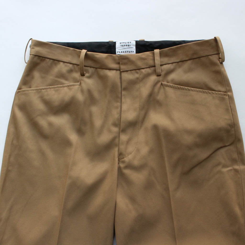 SLACKS #BROWN [21SS-FS-TEPPEI-02]