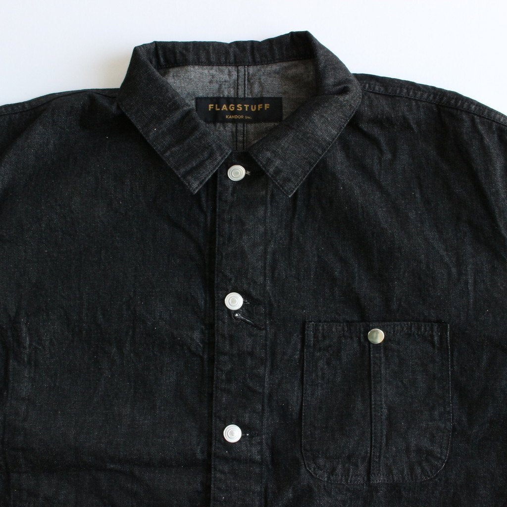 F-LAGSTUF-F | フラグスタフ DENIM C-A #BLACK [21SS-FS-05] – cocorozashi