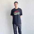 NICE DREAMS | WASHED HEAVY WEIGHT CREW NECK T-SHIRT TYPE 2 #BLACK [CCND-WM-WT02]