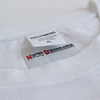 NICE DREAMS | WASHED HEAVY WEIGHT CREW NECK T-SHIRT TYPE 4 #WHITE [CCND-WM-WT04]