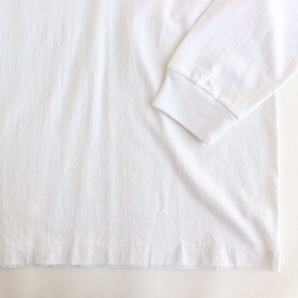 GAVIN WATSON | L/S TEE STYLE1 #WHITE [21SS-FS×GW-04]