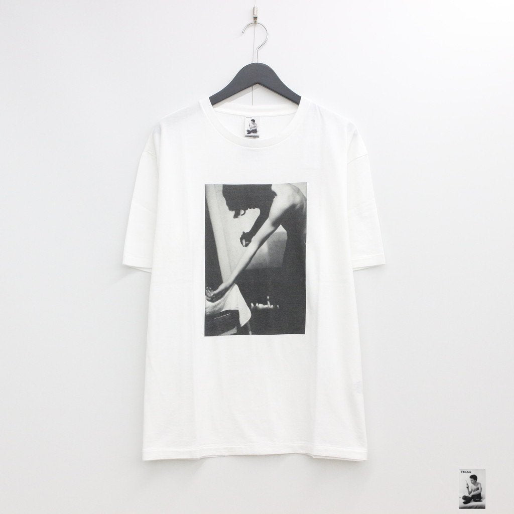 LARRY CLARK TULSA | STANDARD CREW NECK T-SHIRT TYPE 2 #WHITE [STIELO-WM-LC-ST02]