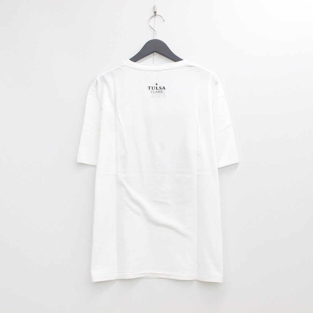 LARRY CLARK TULSA | STANDARD CREW NECK T-SHIRT TYPE 2 #WHITE [STIELO-WM-LC-ST02]